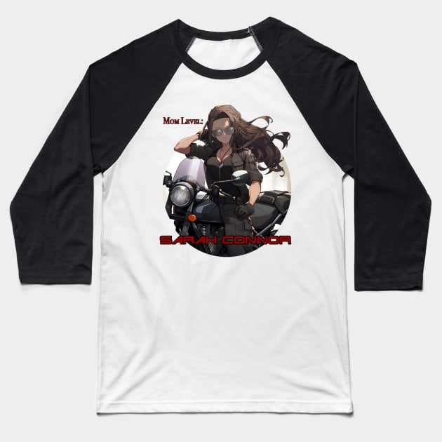 Sarah Connor Mom Baseball T-Shirt by Carterboy